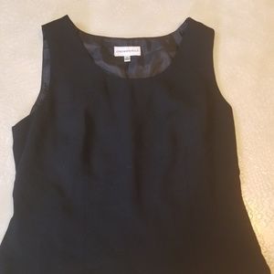 Jones new York black tank suit top